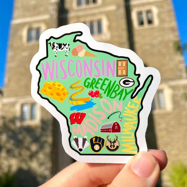 Wisconsin Sticker | Home State Stickers