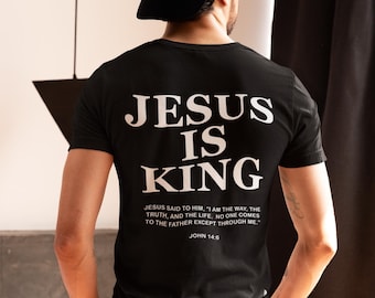 Jesus Is King Faith-Based PNG | Christian Digital Design | Digital Design Only