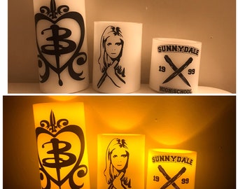 Wake Up/& Slay-No Bad Vibes-In My Own Lane-Calm Mind Strong Vibes. Koena Moon Candles-The Good Intention Set