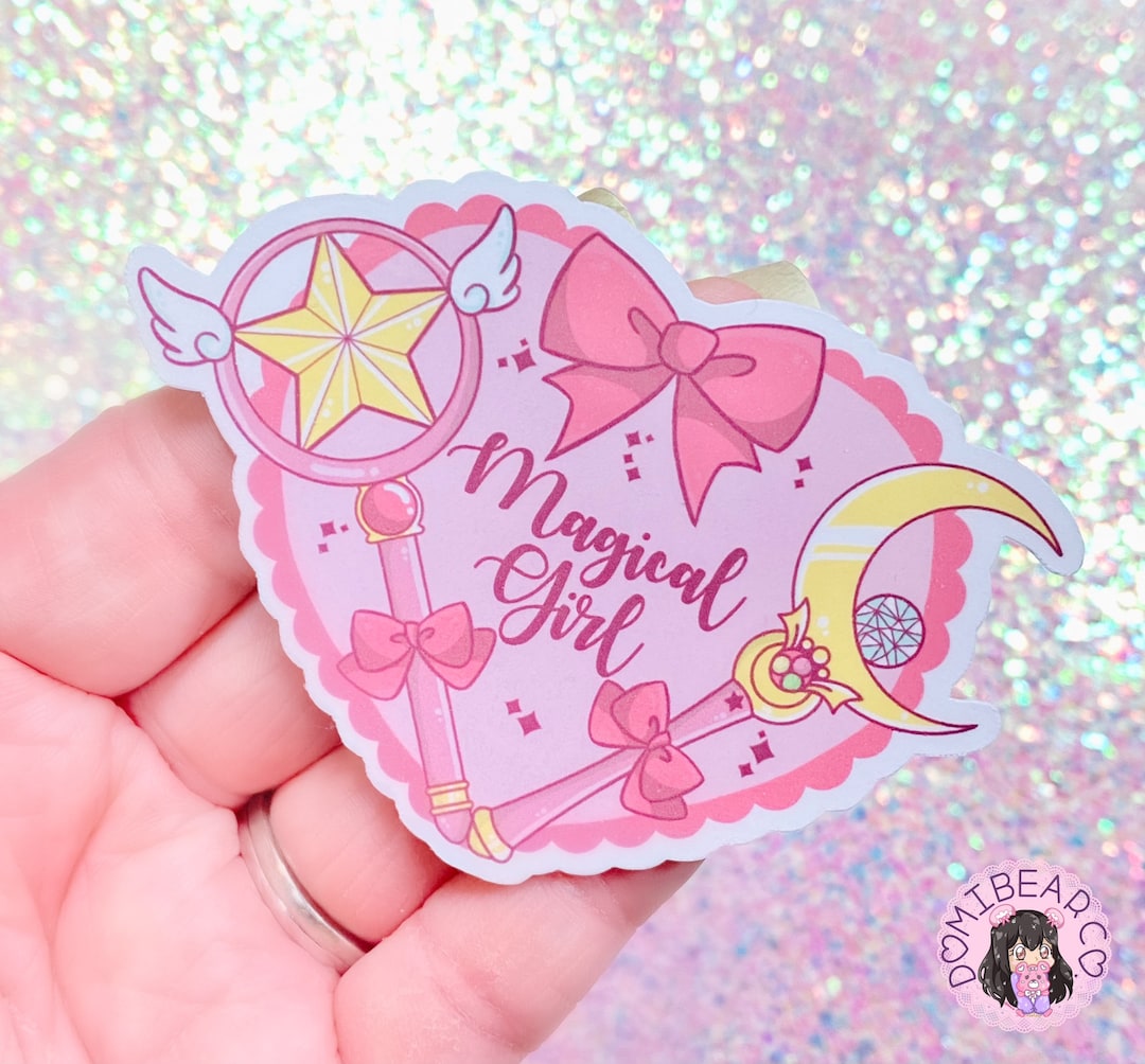 Magical Girl Heart 3” Sticker - Etsy