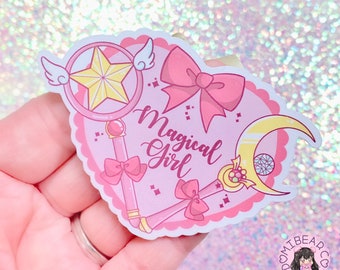 Magical Girl Heart 3” Sticker