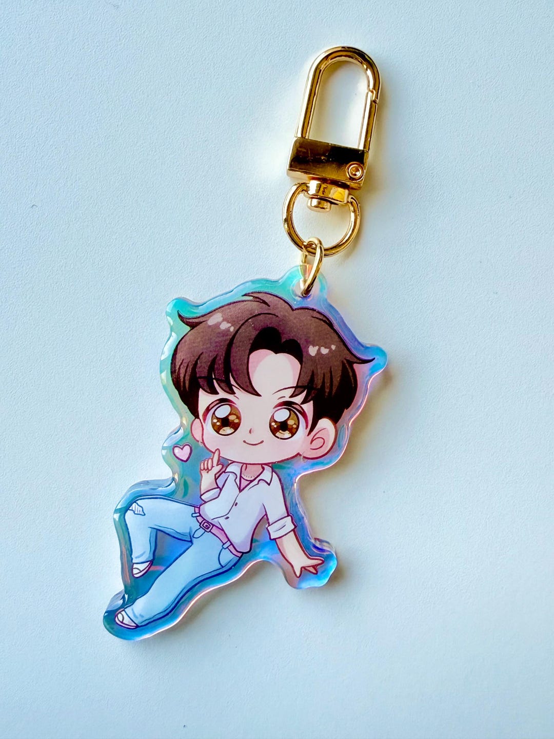 Idol Keychains Demon Kpop Idol 2” Iridescent Acrylic Keychain - Etsy