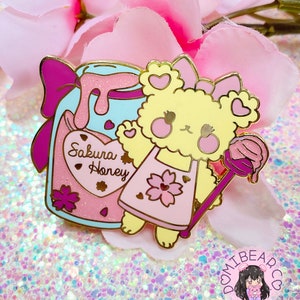Sakura Honey 2” Hard Enamel Pin