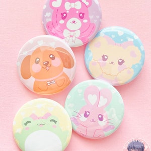 Mascots 1.5” Pinback Button Set