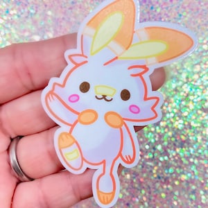 Fire Bunny 3” Sticker