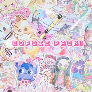 Oopsie Sticker Pack! Flawed Sticker Packs.