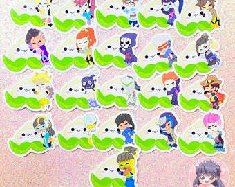 OW Heroes and Pachi 2.5” Stickers (Your Choice)