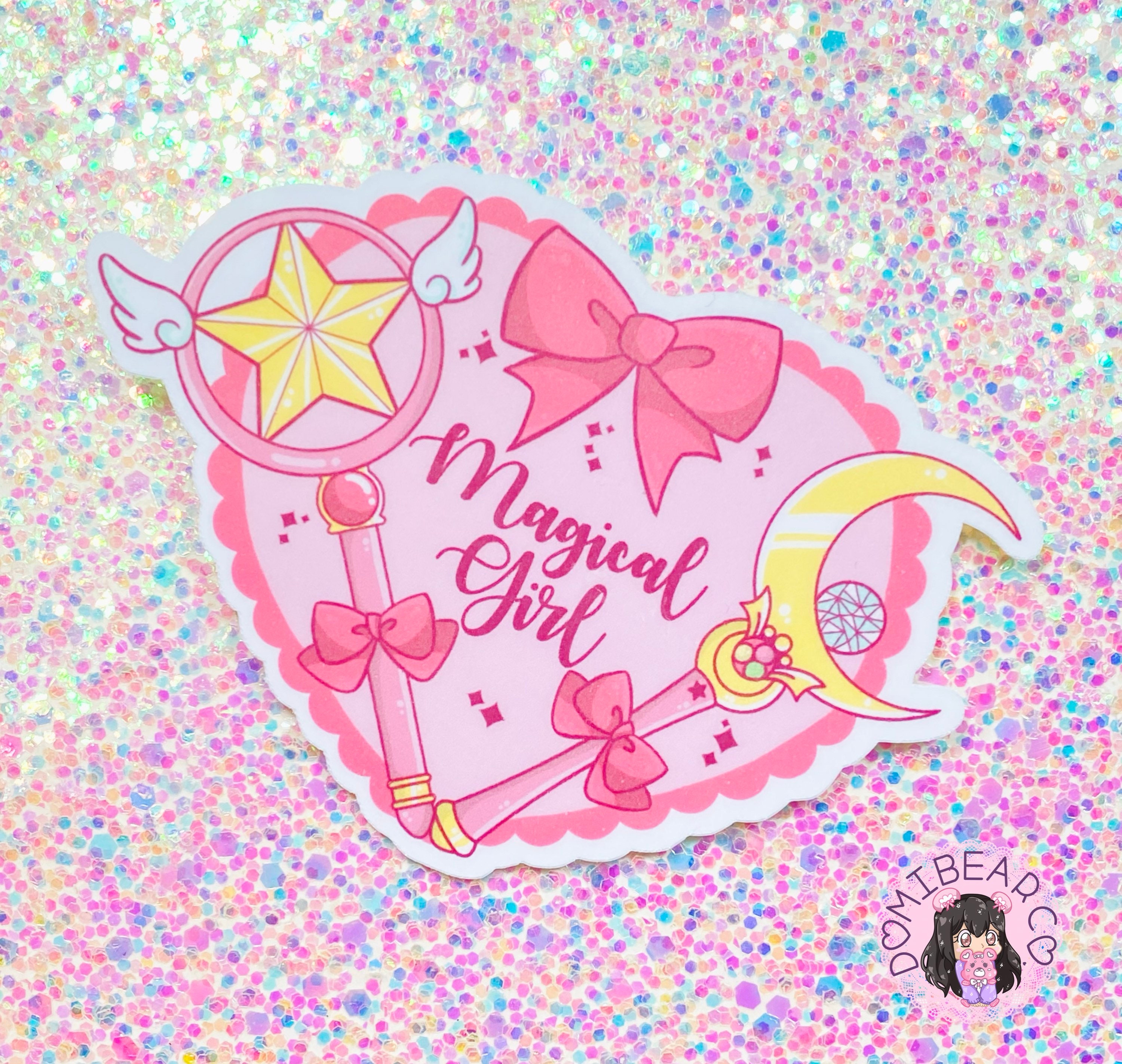 Magical Girl Heart 3” Sticker - Etsy