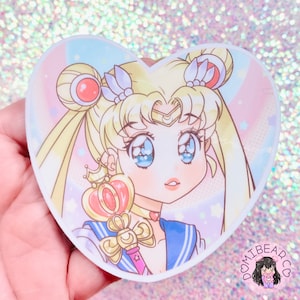 Pretty Guardian Heart 3” Sticker