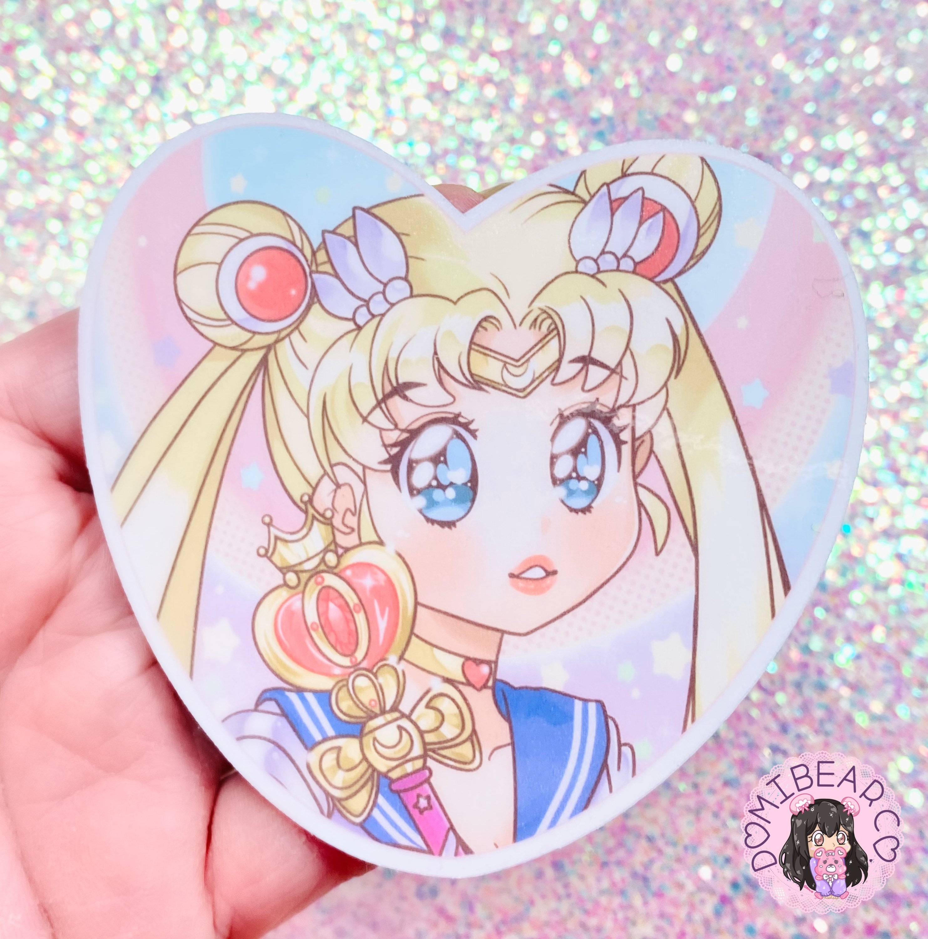 美少女戦士セーラームーン ハート 3インチステッカー - Etsy 日本