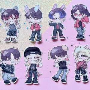 Stray Kids Chk Chk Boom Chibi 3 ”Aufkleber