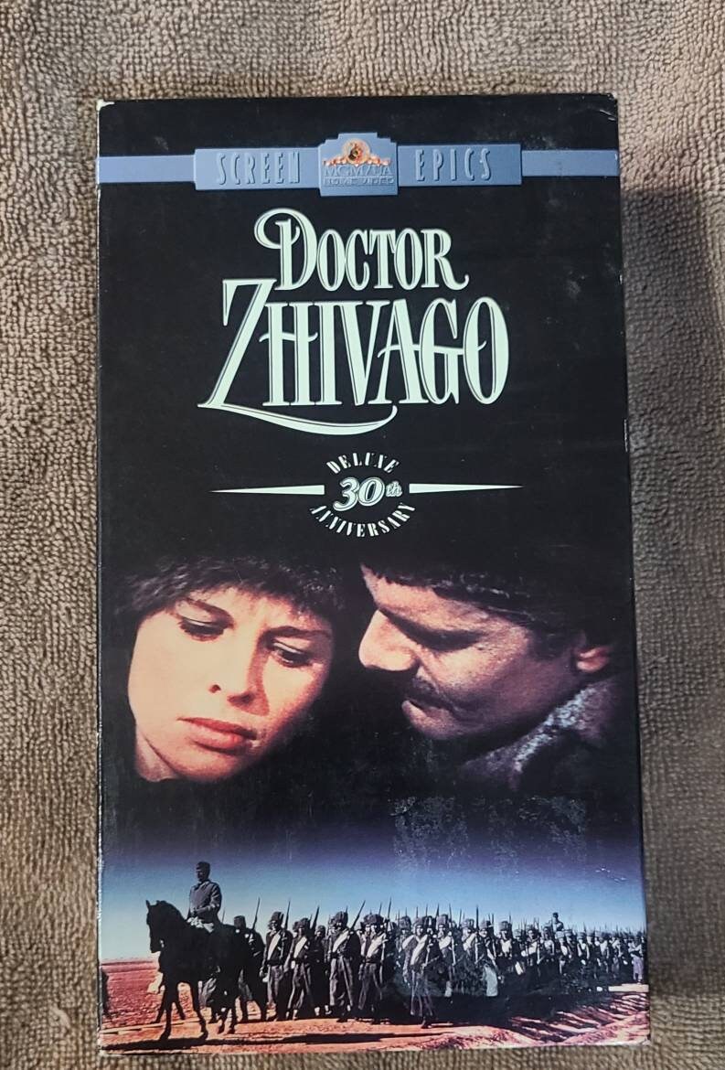 Doctor Zhivago Vhs Deluxe 30th Anniversary Etsy