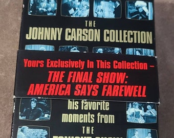 Johnny Carson vhs collection 4 tape box set