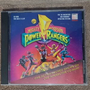 Mighty Morphin power rangers interactive cd-rom 1994