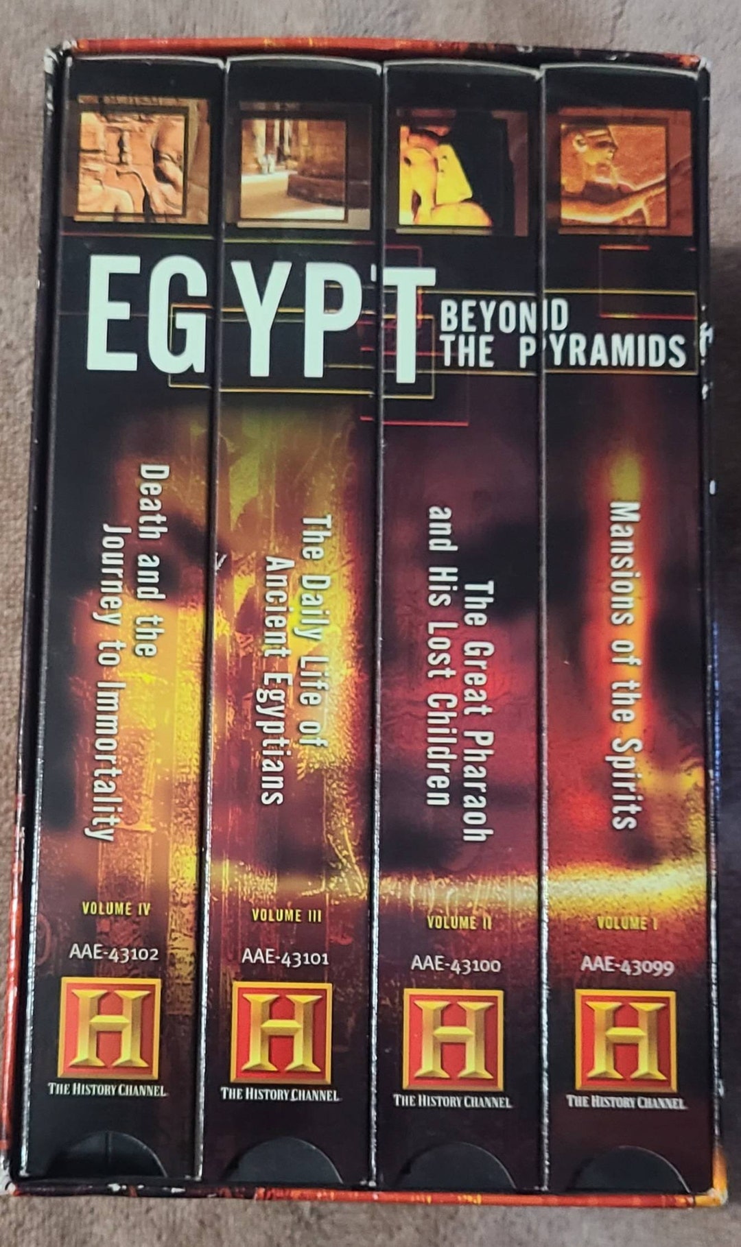 History Channel Egypt Beyond the Pyramids 4 Volume Vhs Set Etsy