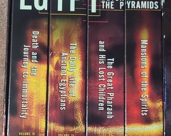 History Channel  Egypt beyond the pyramids 4 volume vhs set