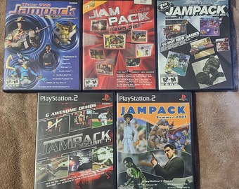Playstation  2 Jam Pack demo disc lot  5 pcs