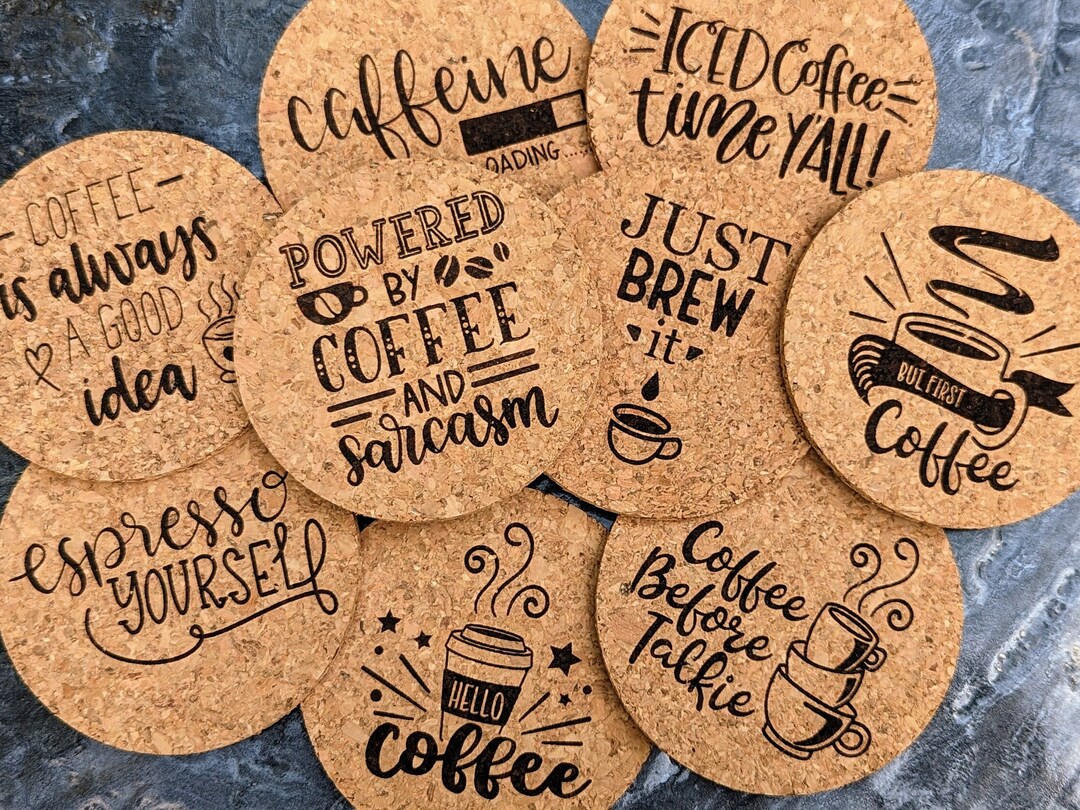 Cooksmart Pack Of 4 Drink Coasters | British Designed Eco