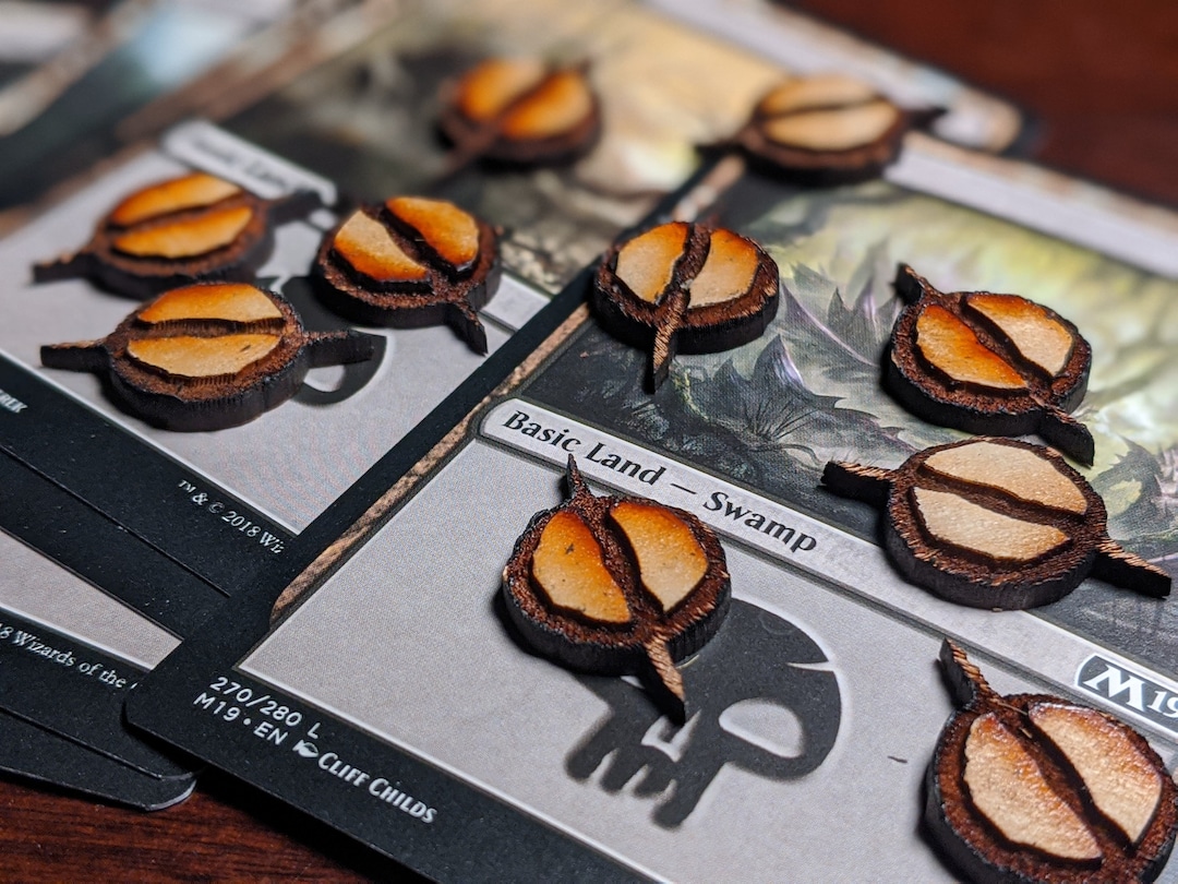 MTG Poison Counters wood X10 for Magic the Gathering Etsy