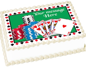 Casino Cake Etsy