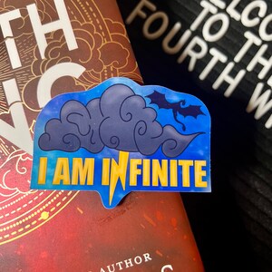 I am Infinite sticker | Fourth Wing Officially Licensed | Violet Sorrengail Xaden Riorson Tairn Andarna Wingleader Dragons basgiath