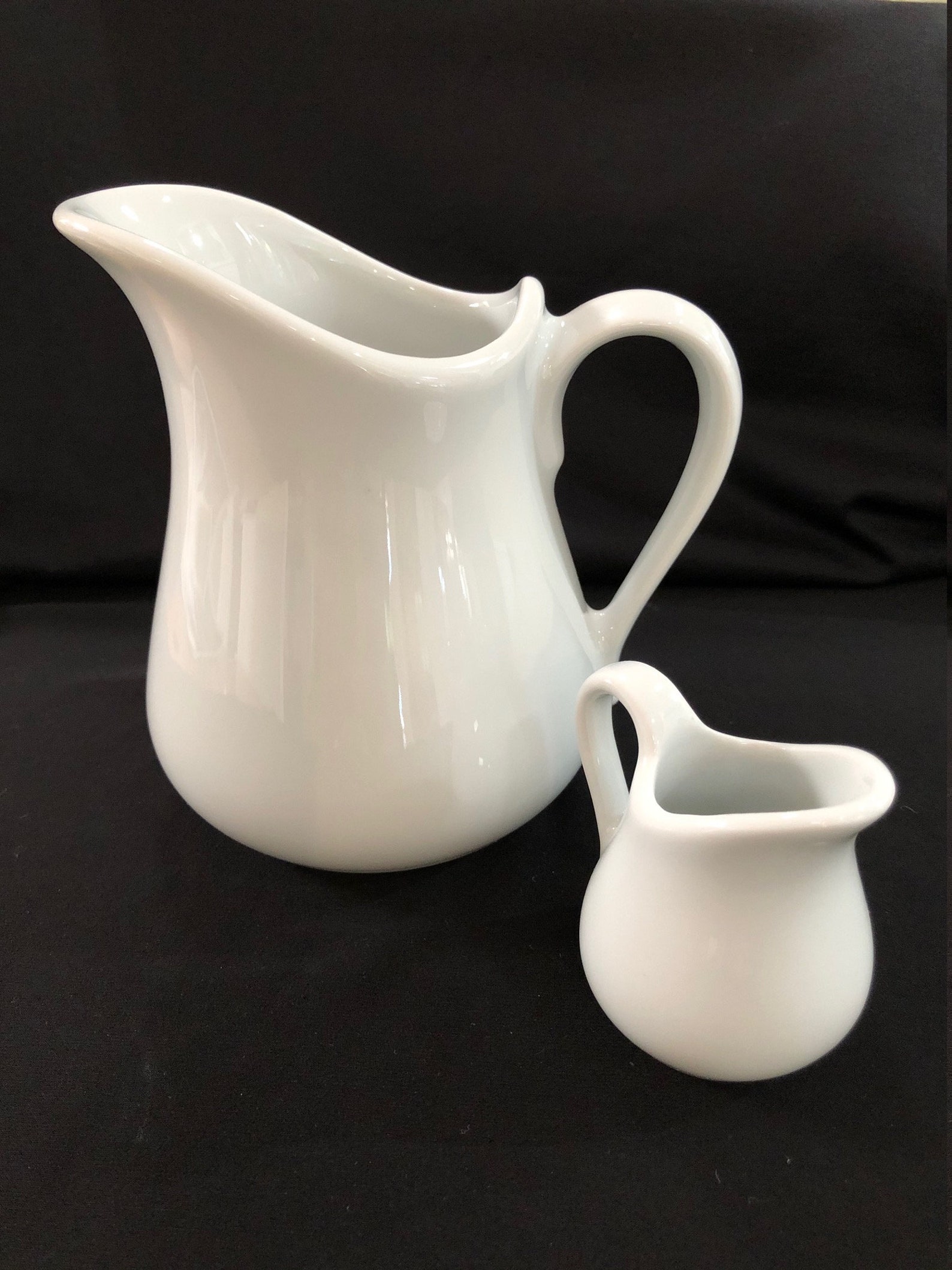Apilco Creamer Pitcher Jug 16 Ounce French white Etsy