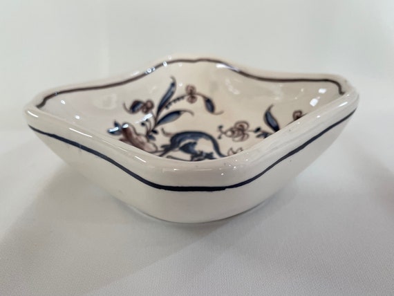 Portuguese Small Ceramic Trinket Dish, Deer And F… - image 10