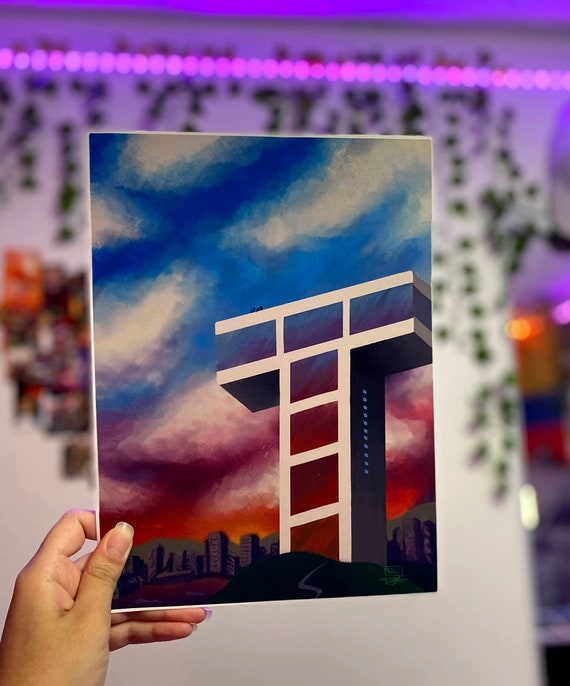 Titans Tower Print | Etsy