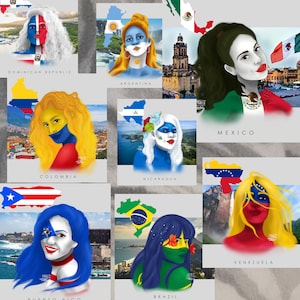Latin American Portrait Prints