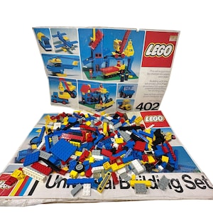 Lego Universal Building Set 402 Loose Lot Not Complete Vintage 80s