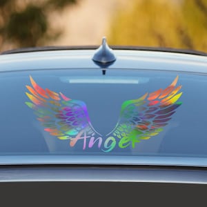 3D Chrom Engel Flügel Aufkleber Aufkleber Auto Auto Emblem Aufkleber  Dekoration Farbe Silber