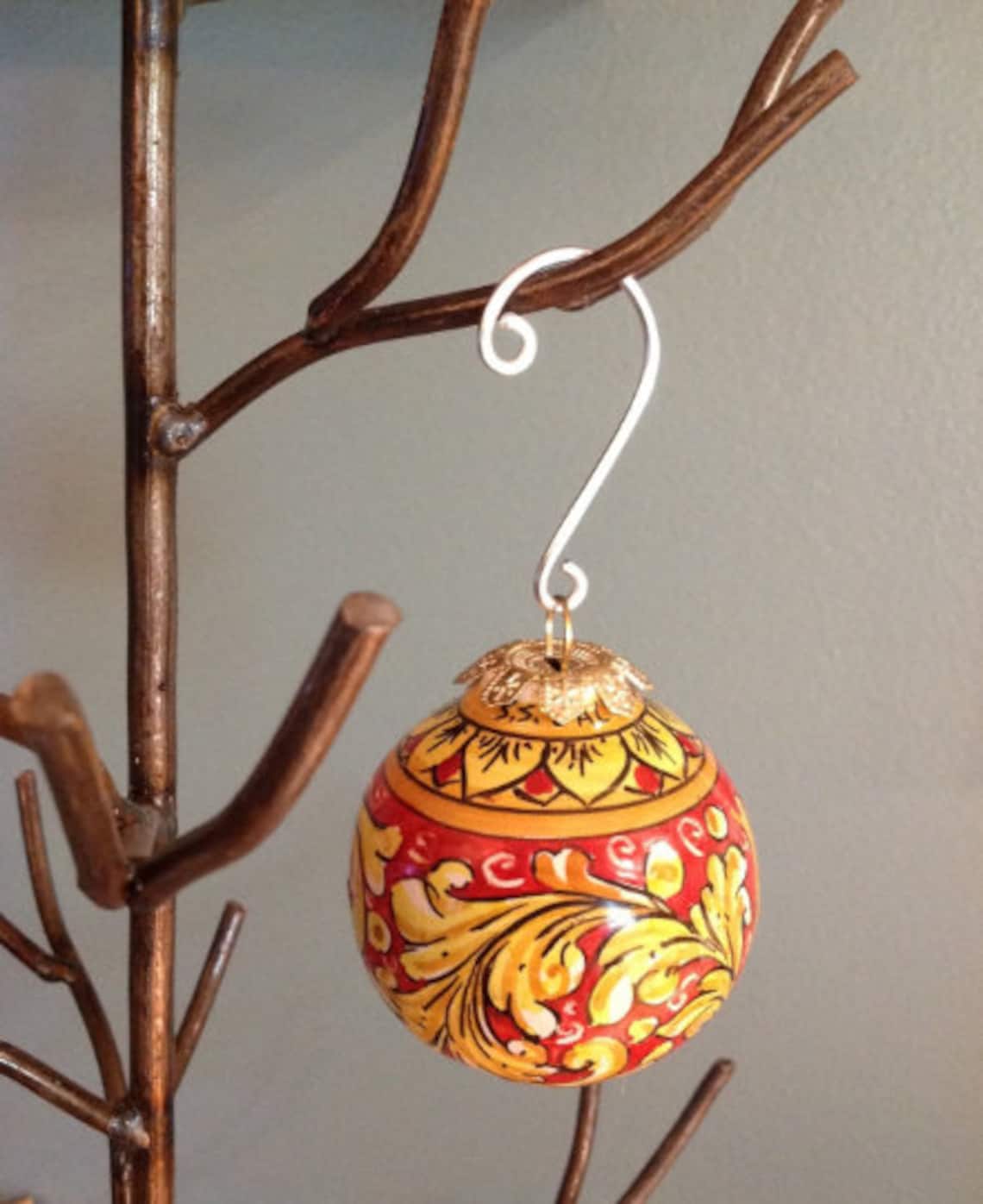 Ornament Hooks Set of 10 Silver Gold or Copper Etsy