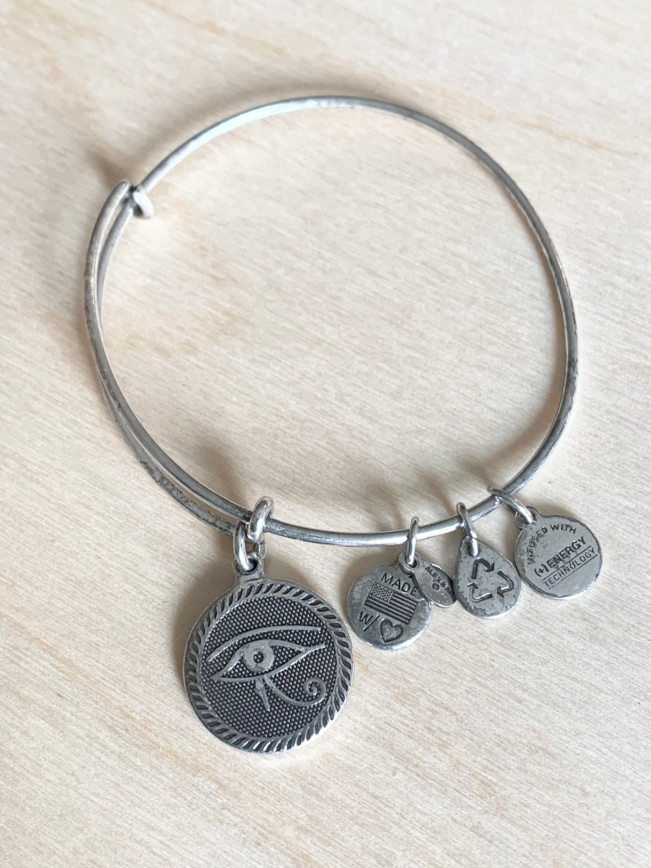 Alex and ani eye online of horus bracelet