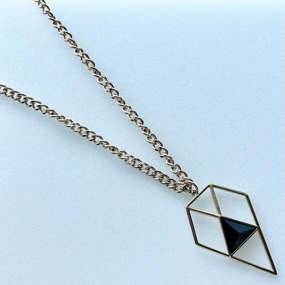 Vintage Pyramid  Acrylic Centre Triangular Design… - image 1