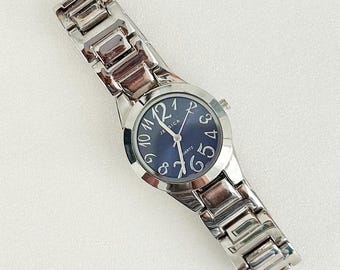 Vintage Jessica Watch Quartz 30mm Face 8 Inches Unisex Stainless Steel