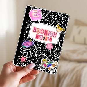 Nostalgic composition notebook kindle insert Y2K