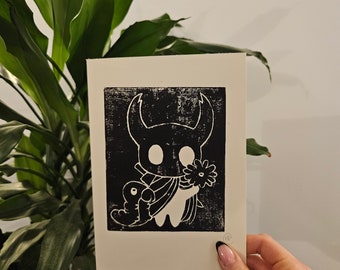 Hollow Knight Handmade Printed Card