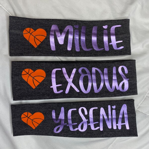 Basketball Headband Etsy