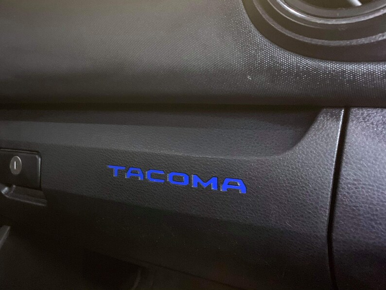 Glove Box Letters Vinyl Decal for 3rd Gen Toyota Etsy