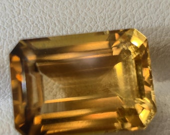 Citrine Brute De 47,40 Carats Non Traitée - Certificat GIL - Forme Fantaisie - Fabriquée En Laboratoire