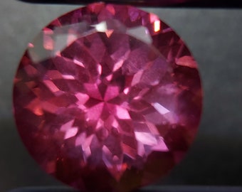 Topaze Rose Hexagonale Créée En Labo - 75.55 Carats, Qualité AAA+, Pierre En Vrac Pour Bijouterie