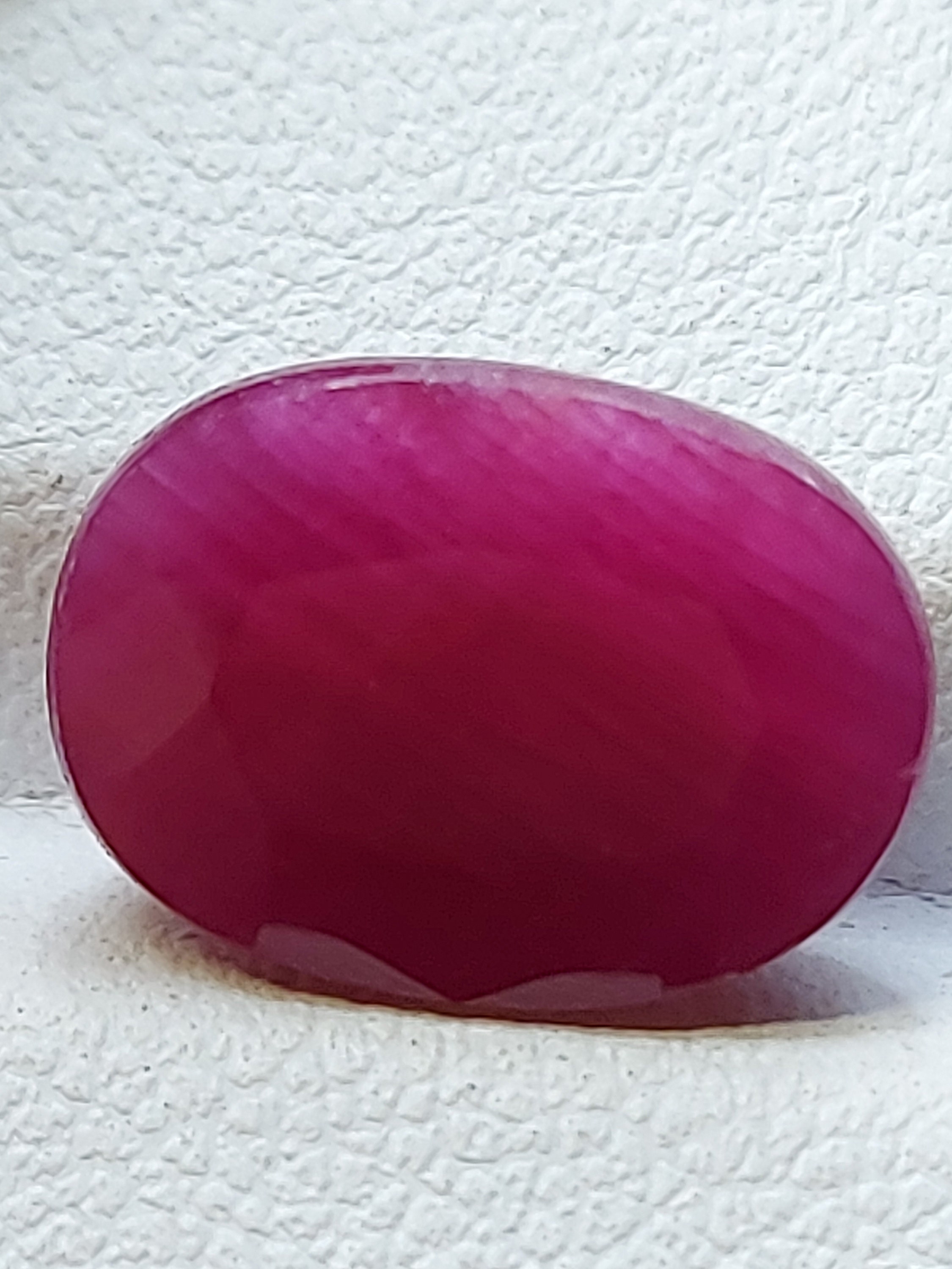 濃いピンクの認定ルビー宝石 - 未処理の天然ルビー 5.82 CTS