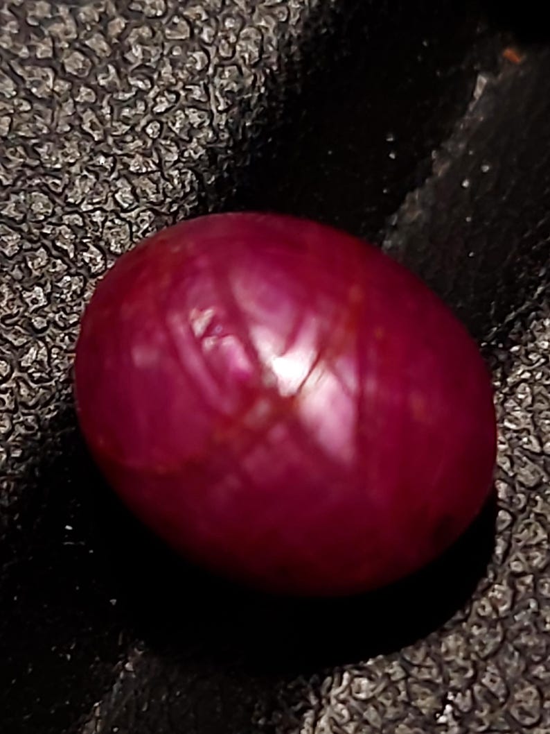 All Natural Star Ruby Gemstone - Untreated Pink Corundum Mineral 5.10 ...
