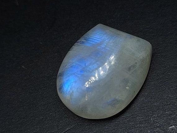 Large Unique Moonstone Cabochon - Natural Orthoclase Feldspar