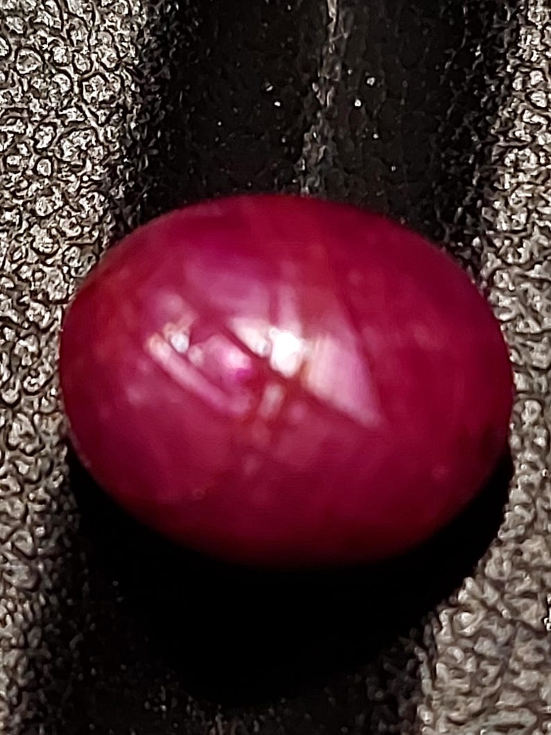All Natural Star Ruby Gemstone - Untreated Pink Corundum Mineral 5.10 ...