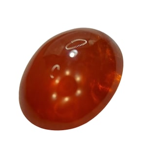Transparent Mandarin Garnet cabochon - natural spessartite gemstone 13.30 CTS - oval 14 x 12 mm - loose orange Fanta garnet for jewelry