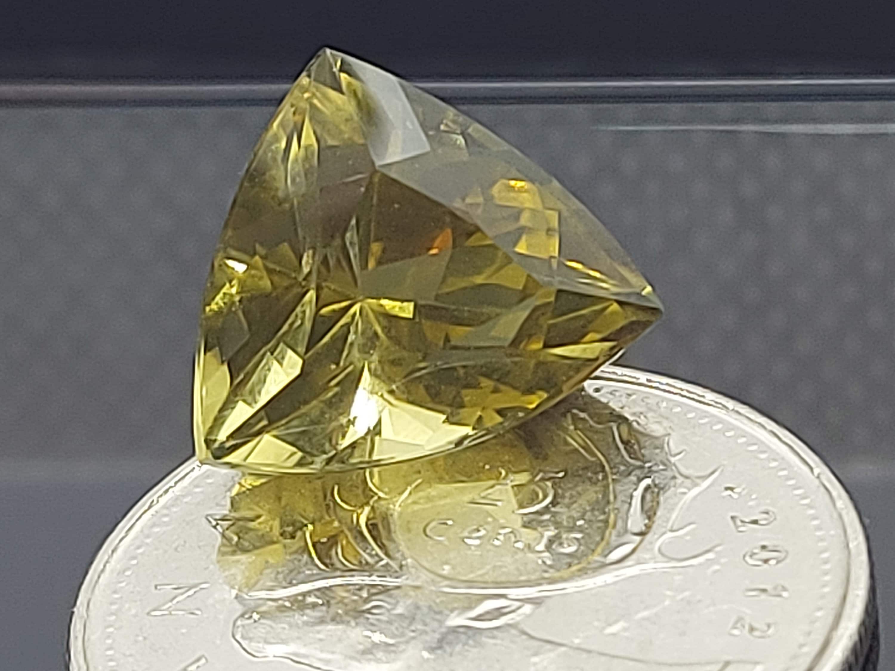 AAA天然シトリン宝石 - ルースファセットシトリン8.20 CTS