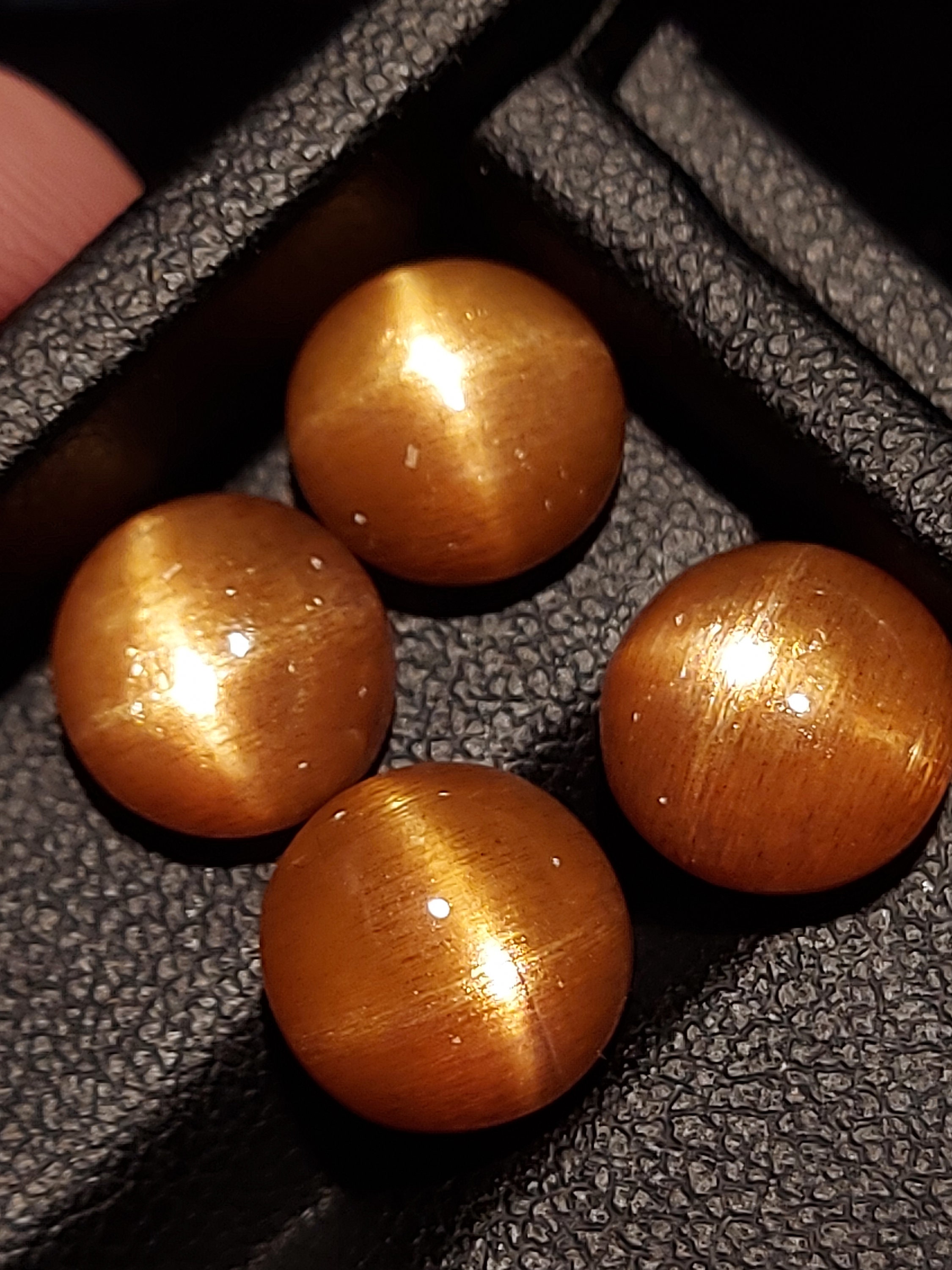 Golden Star Sunstone Cabochon - Loose Natural Moonstone