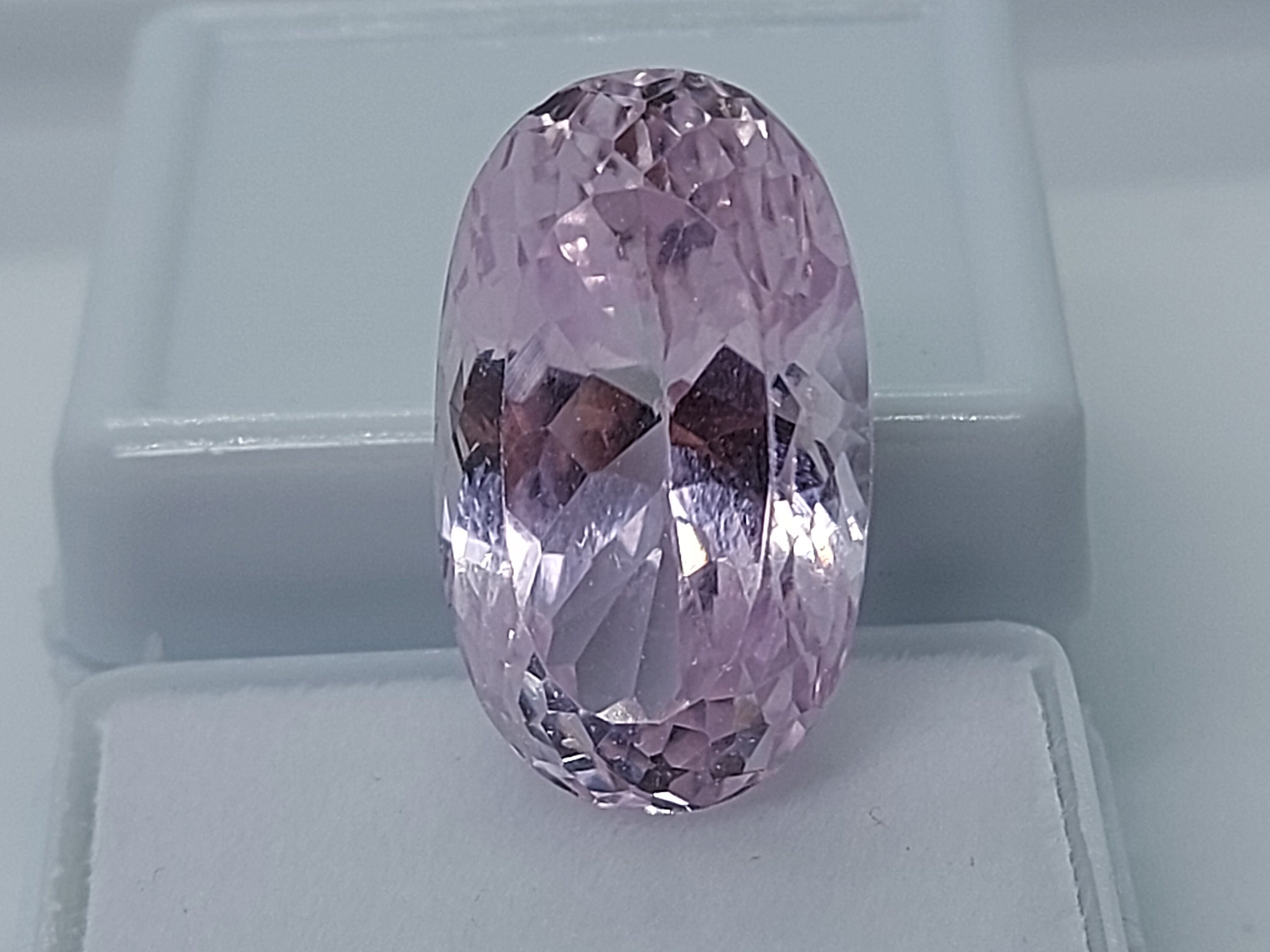 Jumbo size Kunzite gemstone faceted loose Kunzite 18.85 CTS Etsy