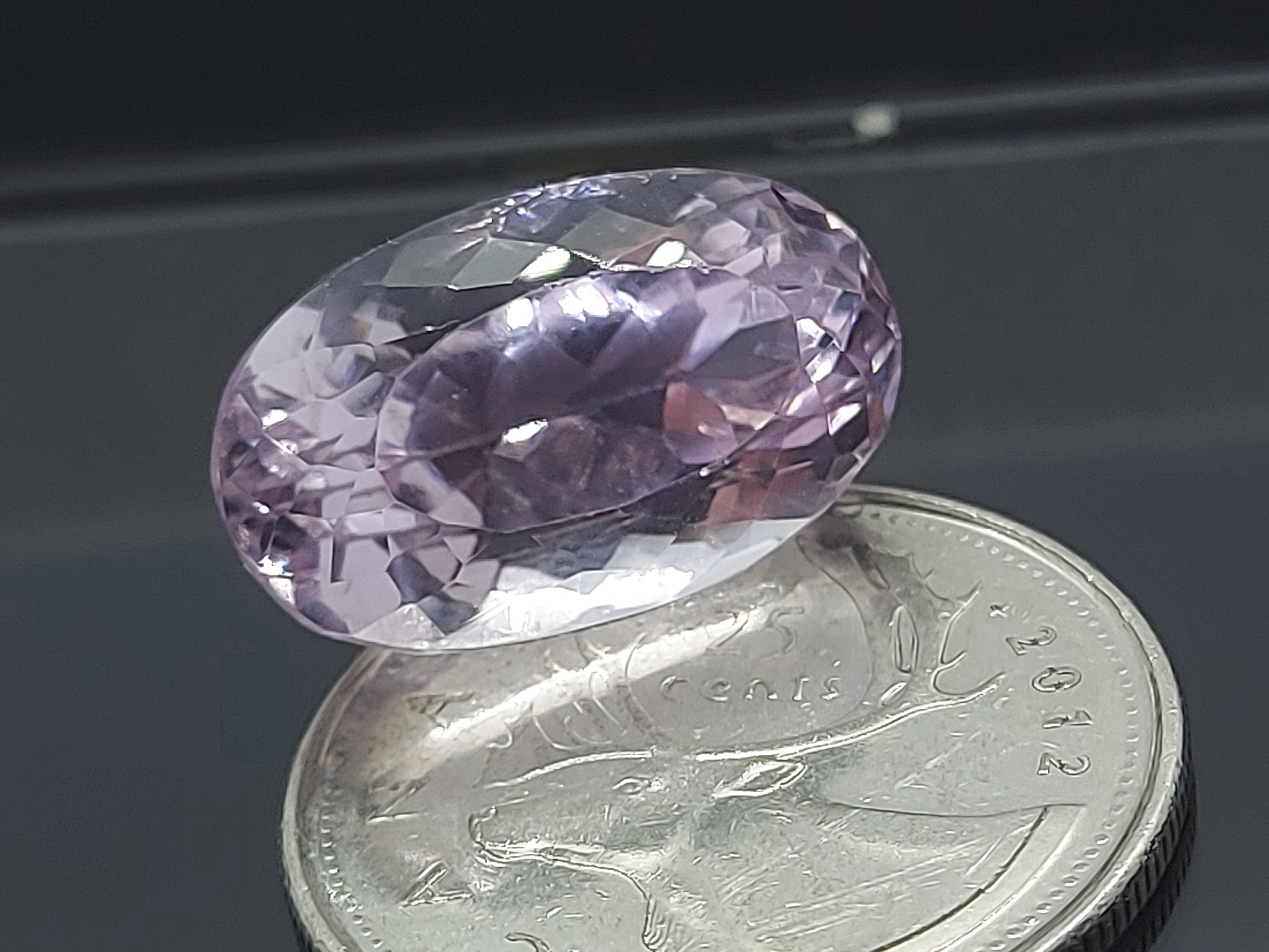 Large natural kunzite faceted loose kunzite gemstone 18.45 Etsy